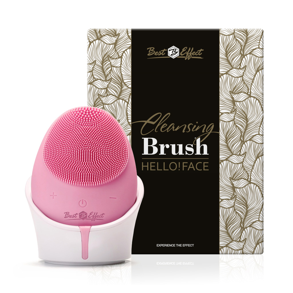 Hello!Face Cleansing Brush - Rosa Hello!Face Cleansing Brush - Rosa